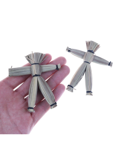 Poupées en paille Vaudou (2 pièces)