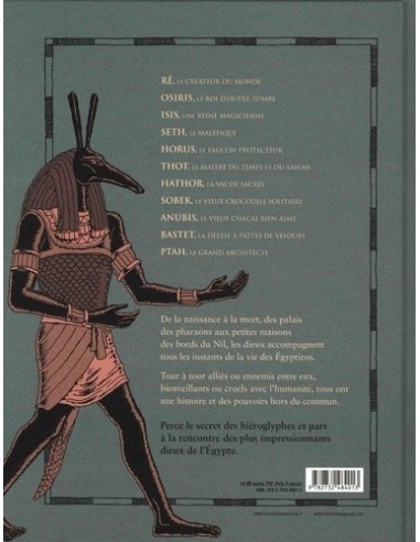 Les Dieux de l'Egypte Album – Raphael Martin, Jean-christophe Piot & Djilian Deroche (Illustrations)