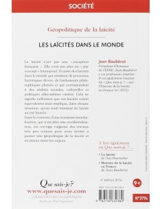 Les laïcités dans le monde - Jean Baubérot 2