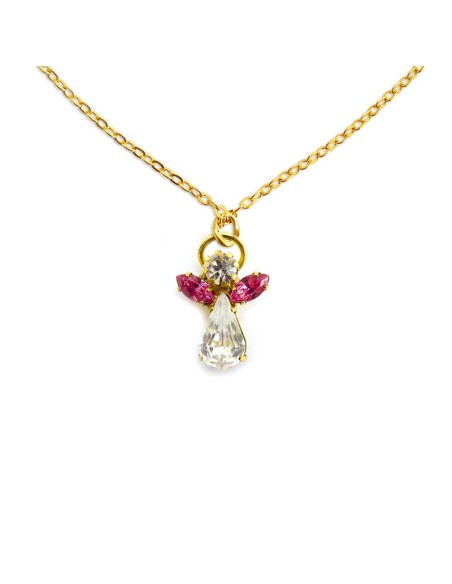 Ange de Cristal Octobre – Rose Zircon