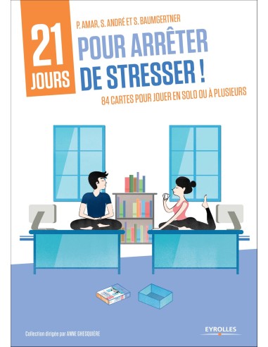 Coffret 21 jours pour arrêter de stresser !: 1 livret accompagné de 84 cartes pour jouer en solo ou a plusieurs