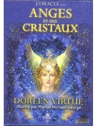 L'oracle des anges et des cristaux : Avec 44 cartes Coffret - Marius Michael-George (Illustrations) & Doreen Virtue