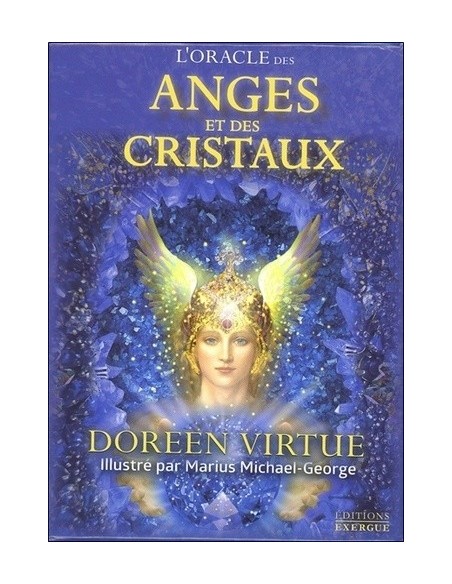 L'oracle des anges et des cristaux : Avec 44 cartes Coffret - Marius Michael-George (Illustrations) & Doreen Virtue