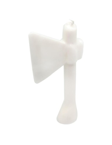 Bougie figurative Hache Blanche