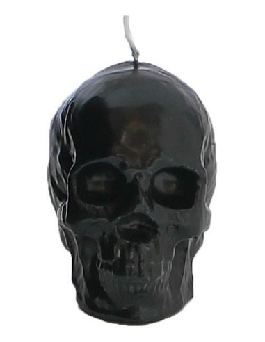 Bougie figurative Crâne noir