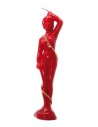 Bougie figurative Femme enchaînée Rouge