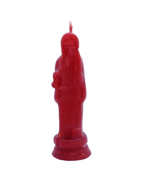 Bougie figurative Santa Muerte Noir-Blanc-Rouge