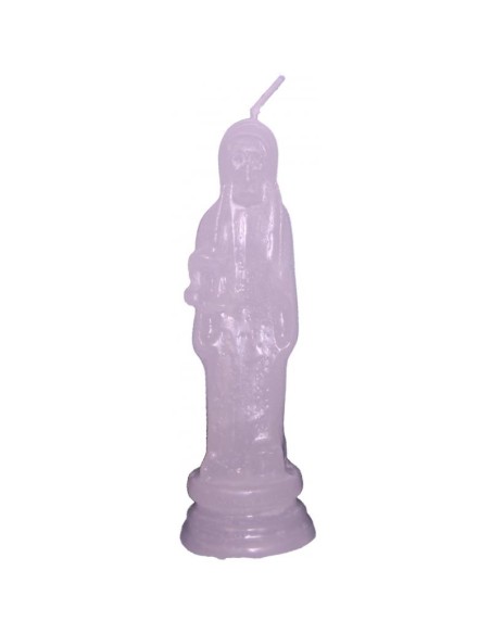 Bougie figurative Santa Muerte Noir-Blanc-Rouge
