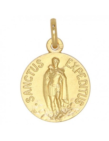 Médaille St Expédit dorée