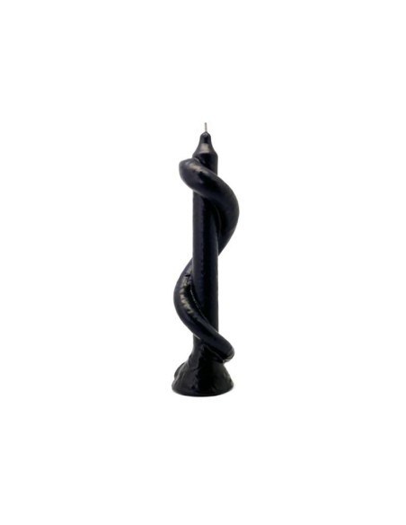 Bougie figurative Serpent Noir