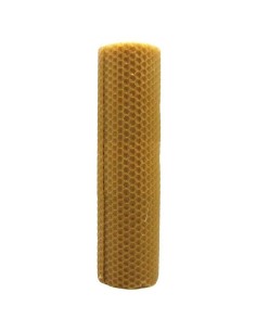 Bougie en cire d'abeille 20x5.5 cm