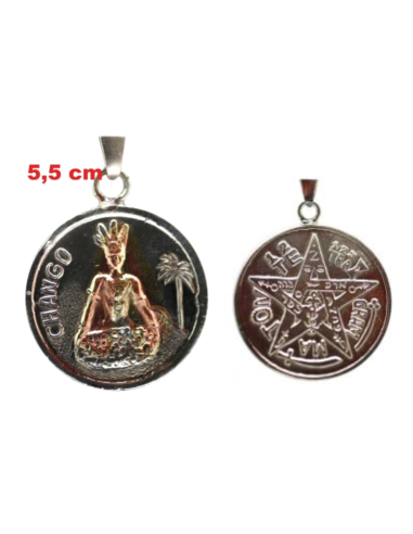 Amulette Chango avec Tétragrammaton 3.5 cm