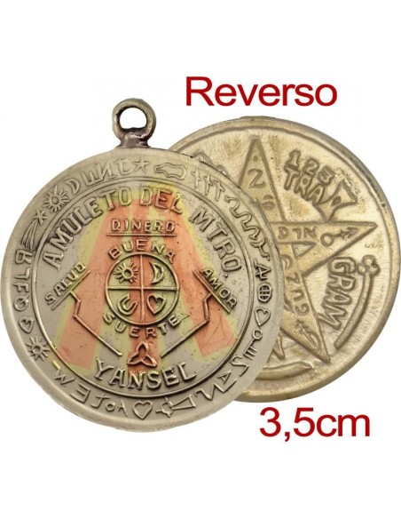 Amulette Yansel avec Tétragrammaton 3.5 cm