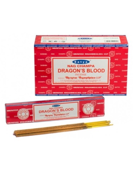 Encens Sang de Dragon Nag Champa Satya 15 grs Encens Sang de Dragon Nag Champa Satya 15 grs