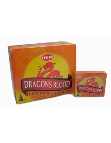 Encens HEM Sang de Dragon en cônes