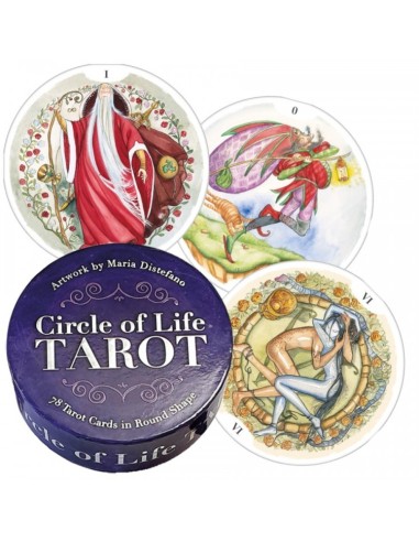 Tarot Cercle de Vie : 78 cartes de tarot en forme de cercle - Maria Distefano