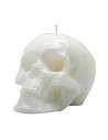 Bougie figurative Crâne blanc