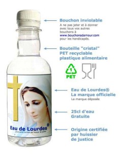 Eau de Lourdes officielle 2