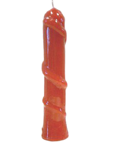 Bougie serpent rouge