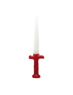 Bougie figurative Epée Chango Blanc-Rouge