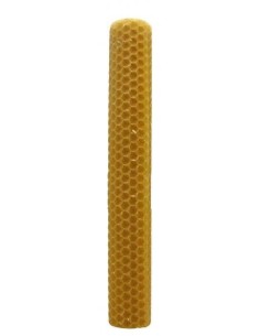 Bougie en cire d'abeille Cierge 20x3 cm