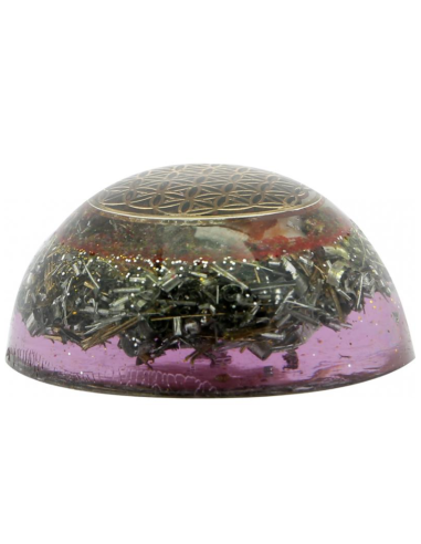 Demi-sphère Orgonite Métatron