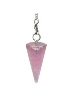 Pendule à facettes Quartz rose avec coeur & 7 chakras Premium - Lo Scarabeo 2