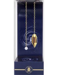 Pendule Sensibilité Cylindre doré avec chambre - Lo Scarabeo 2