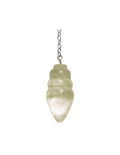 Pendule Cône Cristal de Roche Lo Scarabeo