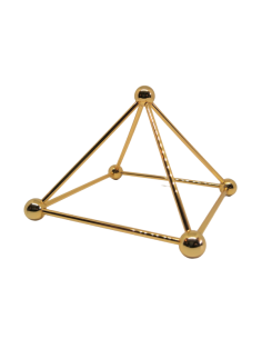 Pyramide laiton aux 5 sphères