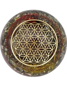 Demi-sphère Orgonite Fleur de Vie