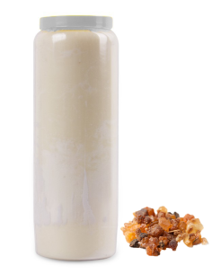 Neuvaine blanche parfumée à la Myrrhe