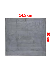Plaque de plomb 10x15 cm – Désenvoûtement et protection...