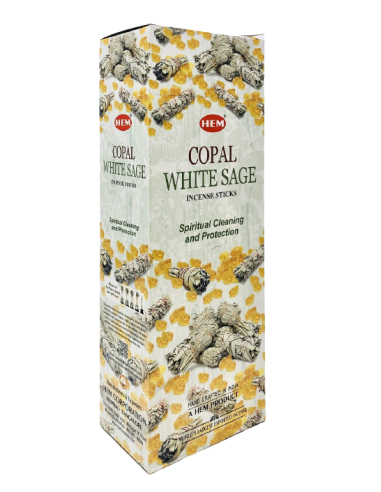 Encens Copal & Sauge blanche 20 grs Hem