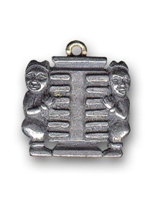 Pendentif Double Trigramme Kun Feng Shui