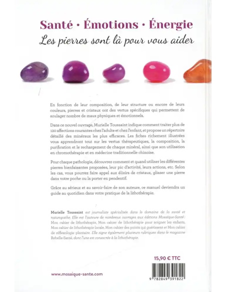 Mon manuel de lithothérapie - Murielle Toussaint