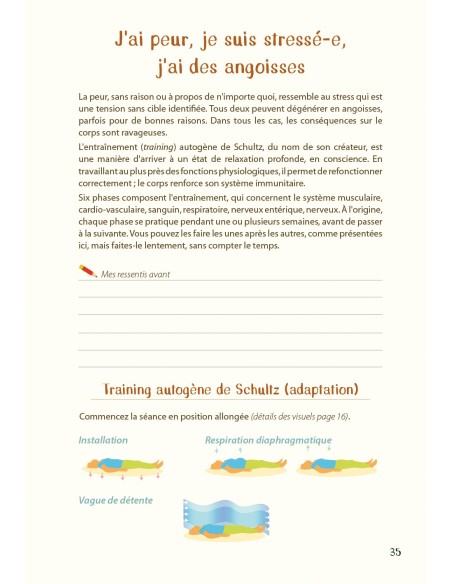 Mon cahier de sophrologie, Trouver son équilibre corps-esprit - Perline Noisette