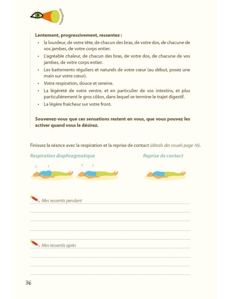 Mon cahier de sophrologie, Trouver son équilibre corps-esprit - Perline Noisette