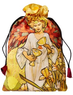 Bourse satin Art Nouveau