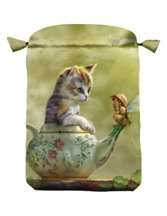 Bourse satin Fantasy Cats