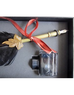 Set de Calligraphie avec plume de dinde 2