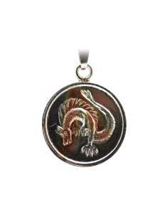 Amulette Dragon rouge & Tetragrammaton