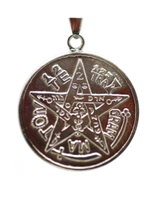 Amulette Etoile à 6 branches avec Opale & Tetragrammaton 2