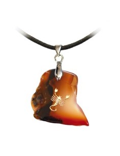 Pendentif Agate Scorpion