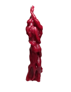 Bougie figurative Couple enlacé