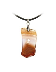 Pendentif Agate Verseau