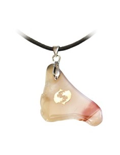 Pendentif Agate Poissons