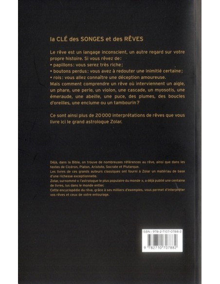 Ma clé des songes et des rêves - Zolar