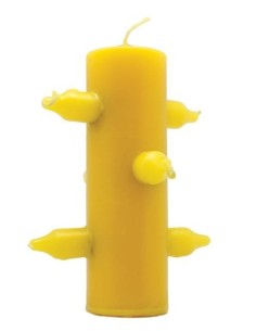 Bougie 7 mèches Jaune