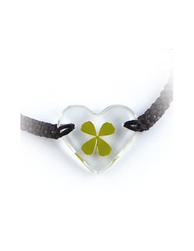 Bracelet Trèfle à 4 feuilles (coeur)